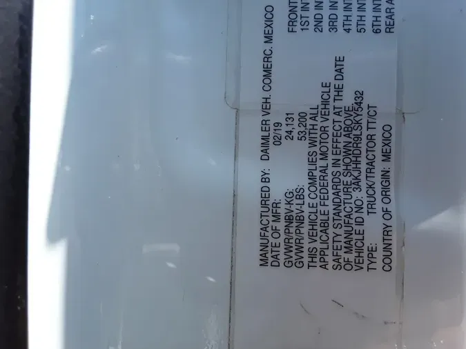 2020 FREIGHTLINER NEW CASCADIA PX12664