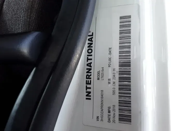 2019 NAVISTAR INTERNATIONAL LT625 SLPR CABacee80b0b29e63cfc9fb2036e58e1085