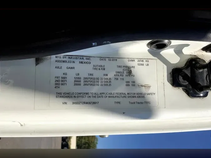 2019 INT LT625 6x4adac77fbe3cae0999a2092165bc91a12