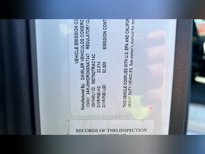 2022 Freightliner Cascadia 126af57f0073996c207129058303c42a772