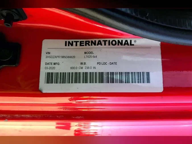 2021 INT LT625 6x4b02d6161e7622ff2c15b554edc5054f8