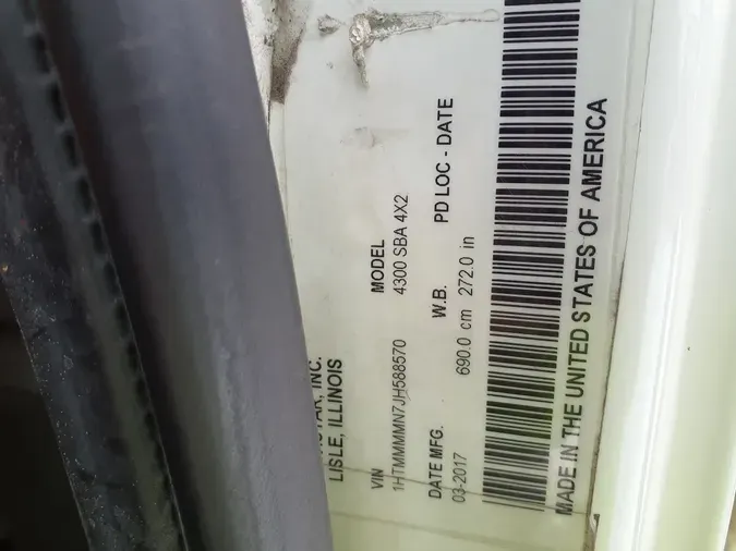 2018 NAVISTAR INTERNATIONAL 4300