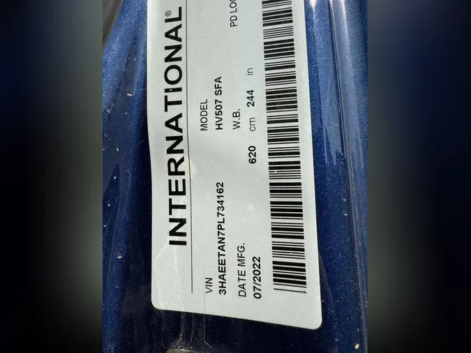 2023 International HV507