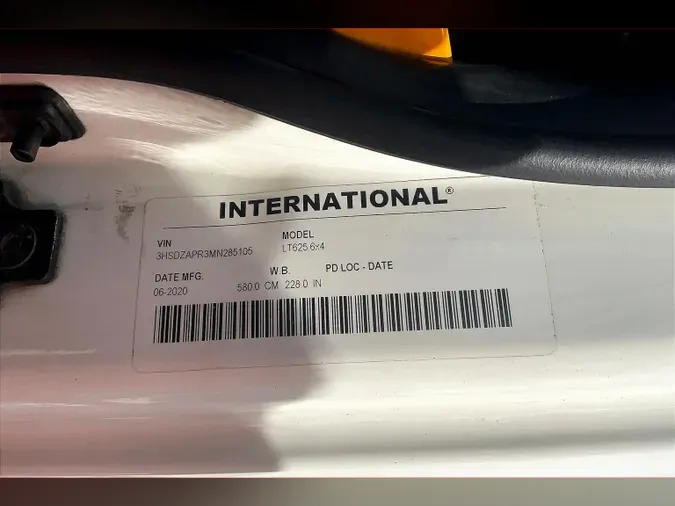 2021 INT LT625 6x4
