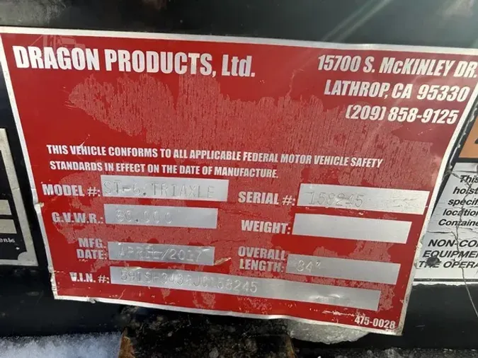 2018 DRAGON PRODUCTS 