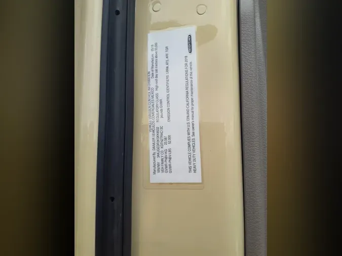 2019 FREIGHTLINER/MERCEDES CASCADIA 125b447641d033b7876e0bbbbd23170855b