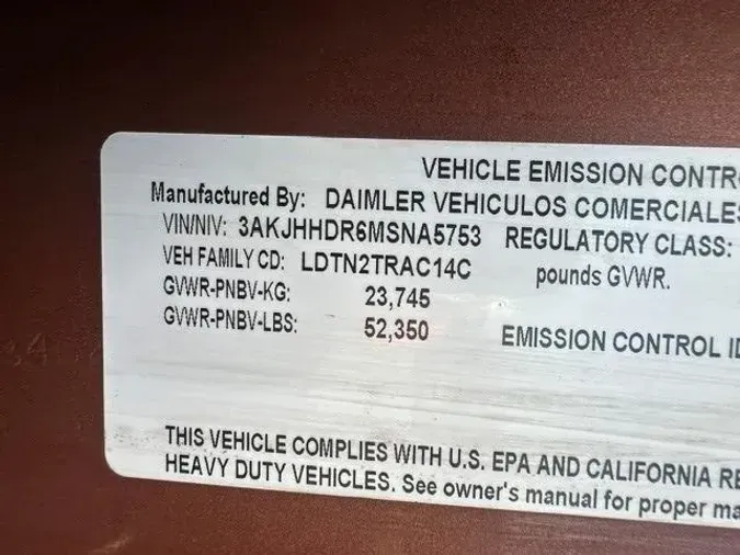 2021 Freightliner Cascadia