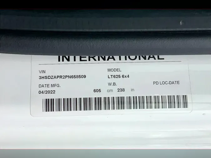 2023 INT LT625 6X4