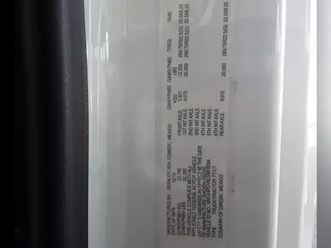 2020 FREIGHTLINER/MERCEDES NEW CASCADIA 116b4be29fd0fd89ea32c0f9013acf7b5ff