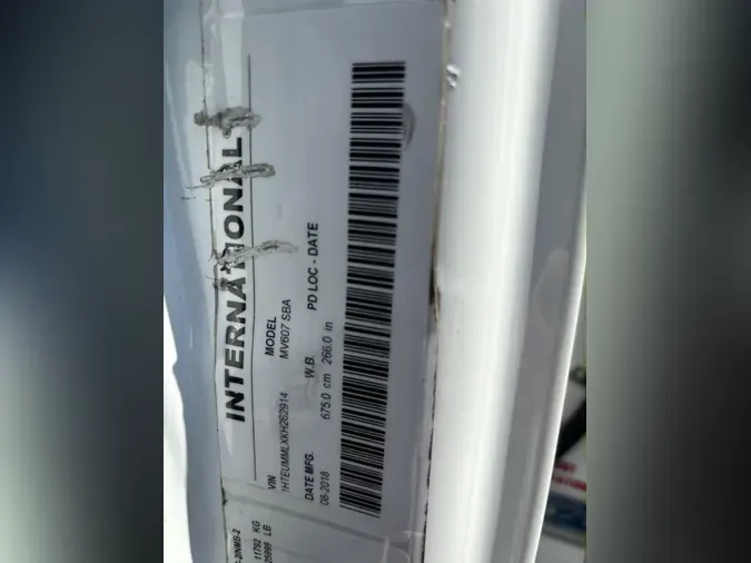2019 International MV607b4c74183358699508513d111b1fc1814