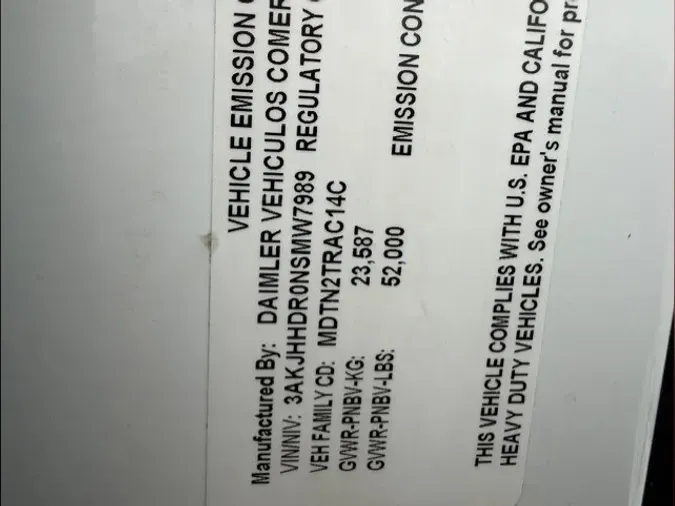 2022 Freightliner Cascadia