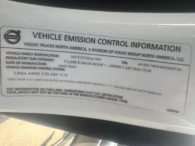 2022 Volvo VNL64T760b544d81e08c2066ab32f17261302643b