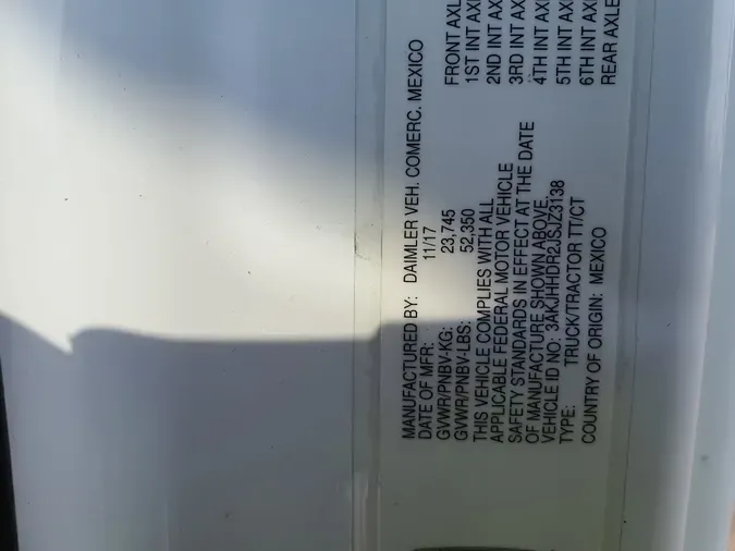 2018 FREIGHTLINER PT126064ST