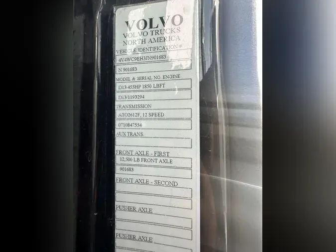 2018 Volvo VNL670b5685c63798ccc6680767e04f44510e8