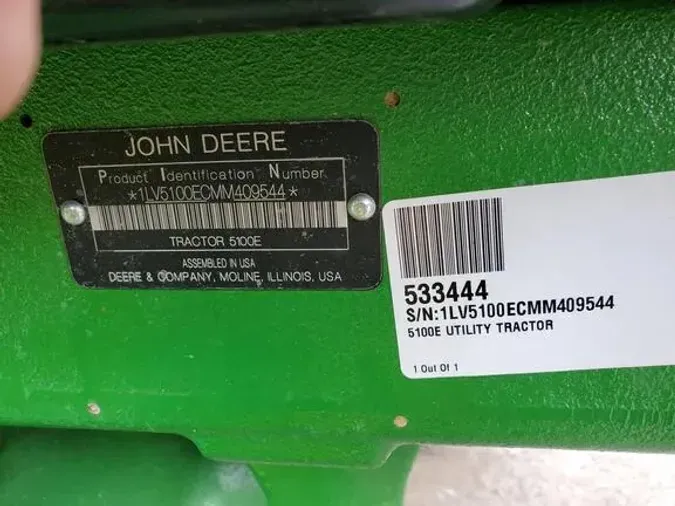 2021 John Deere 5100E