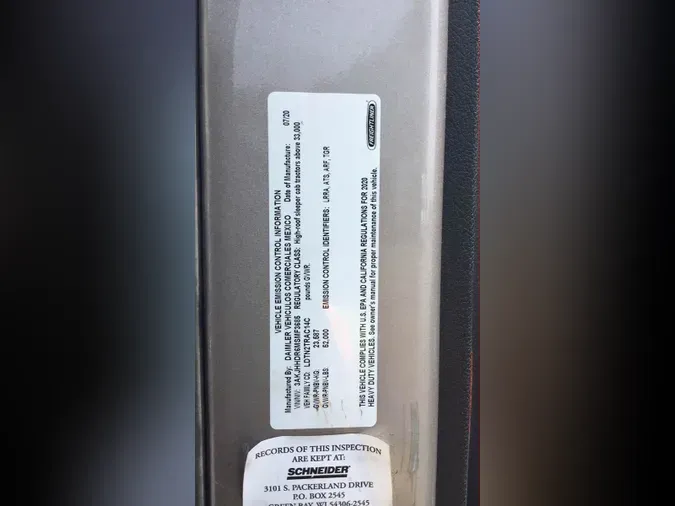 2021 Freightliner Cascadia 126