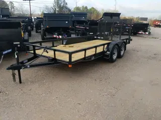 2022 P&T Trailers 77" x 18' Tandem Axle Utility