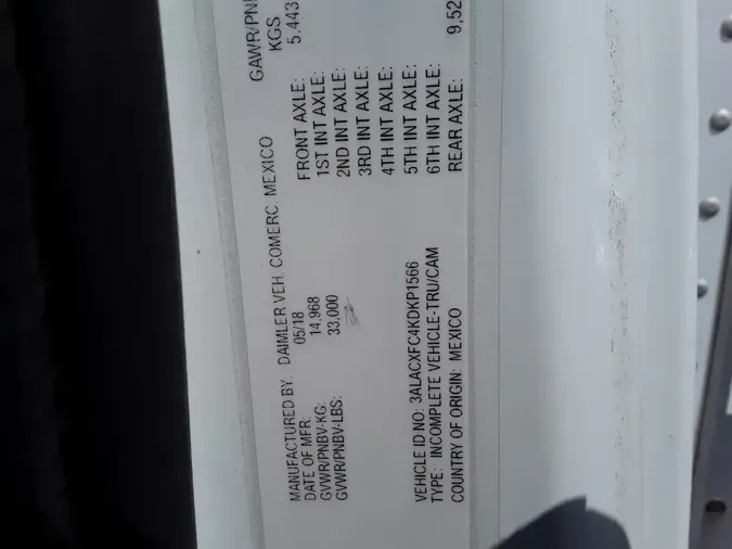 2019 FREIGHTLINER M2 106