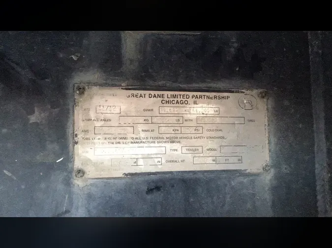 2013 Great Dane FLAT