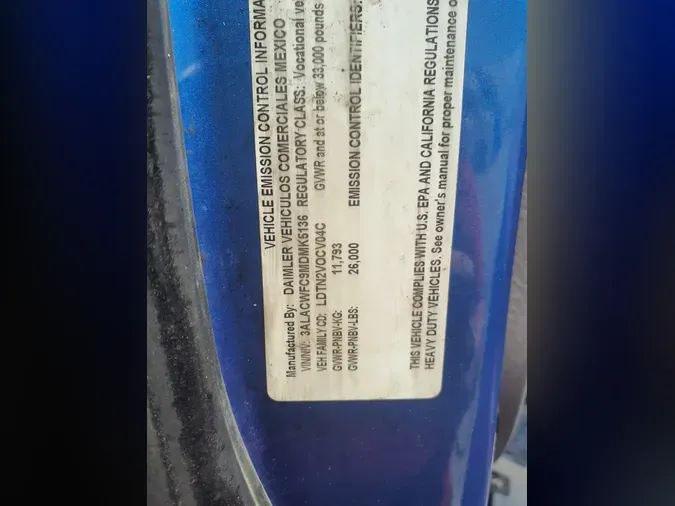 2021 FREIGHTLINER/MERCEDES M2 106