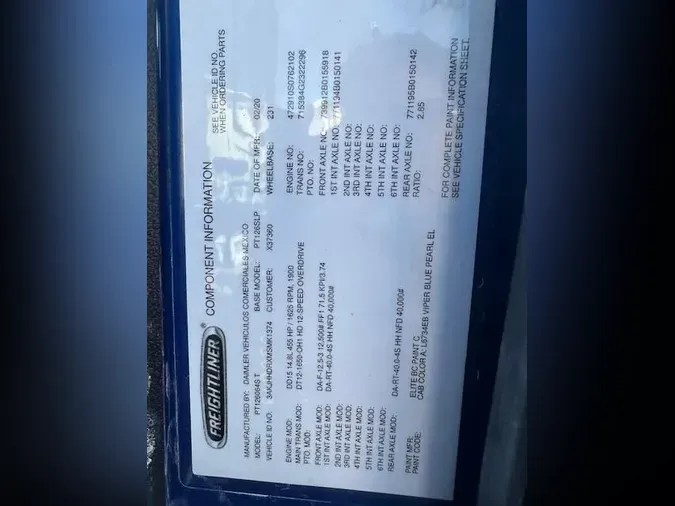 2021 Freightliner Cascadia