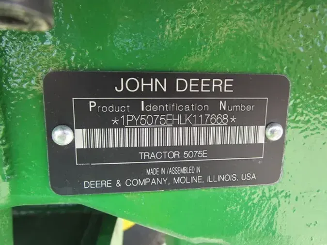 2020 John Deere 5075E