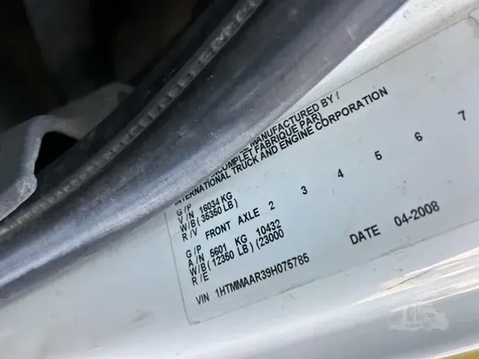 2009 INTERNATIONAL DURASTAR 4300