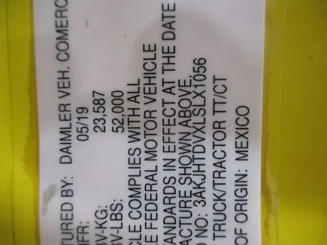 2020 FREIGHTLINER/MERCEDES NEW CASCADIA 116