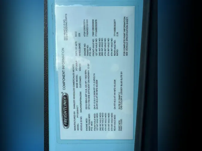2023 FREIGHTLINER CASCADIA 126
