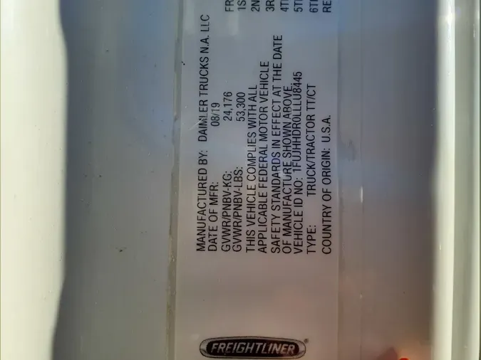 2020 FREIGHTLINER/MERCEDES NEW CASCADIA PX12664bd784d2f04a563a7eba6b2cf766d68a0