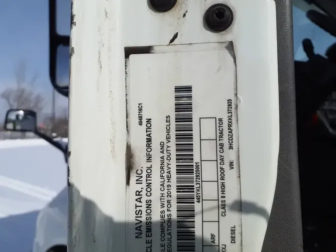 2019 NAVISTAR INTERNATIONAL LT625 DAYCAB T/Abe5b4a82449423e37c589c33fc8c5446