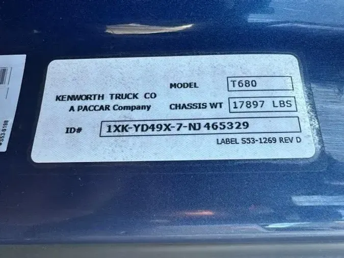 2022 Kenworth T680be912d3ab08cf3abb4aae34acc1470fc
