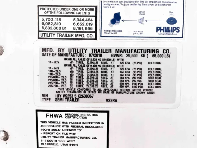 2019 UTILITY VS2RA