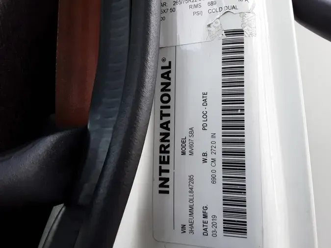 2020 NAVISTAR INTERNATIONAL MV607 (4X2)