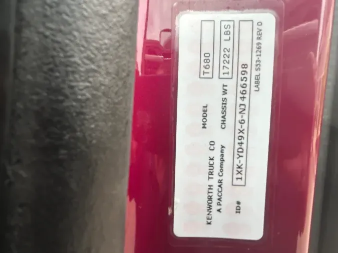 2022 Kenworth T680