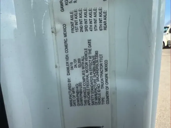 2020 FREIGHTLINER/MERCEDES NEW CASCADIA PX12664