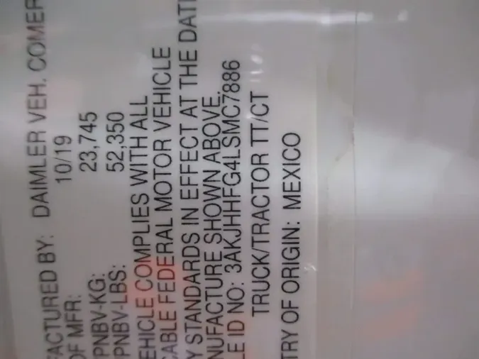 2020 FREIGHTLINER/MERCEDES NEW CASCADIA PX12664