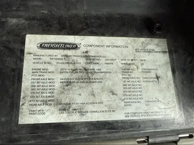 2017 FREIGHTLINER CASCADIA EVOLUTIONc2a505b5f7e6adf382bc959141d788db