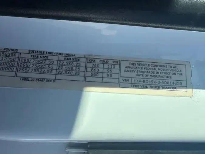 2022 Peterbilt 579c2ed36070f8284d2640545693531466c