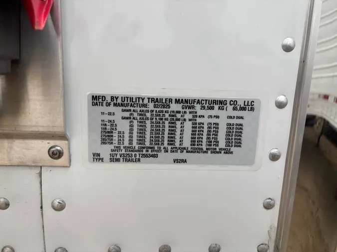 2026 UTILITY VS2RA