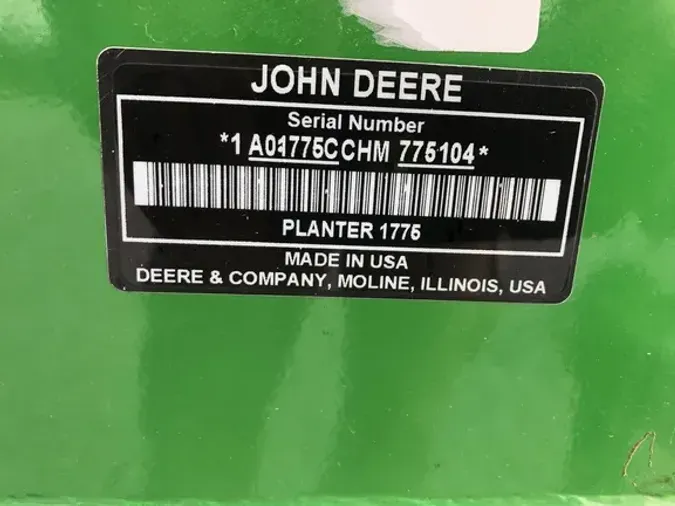 2018 John Deere 1775NT