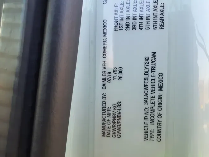 2020 FREIGHTLINER/MERCEDES M2 106