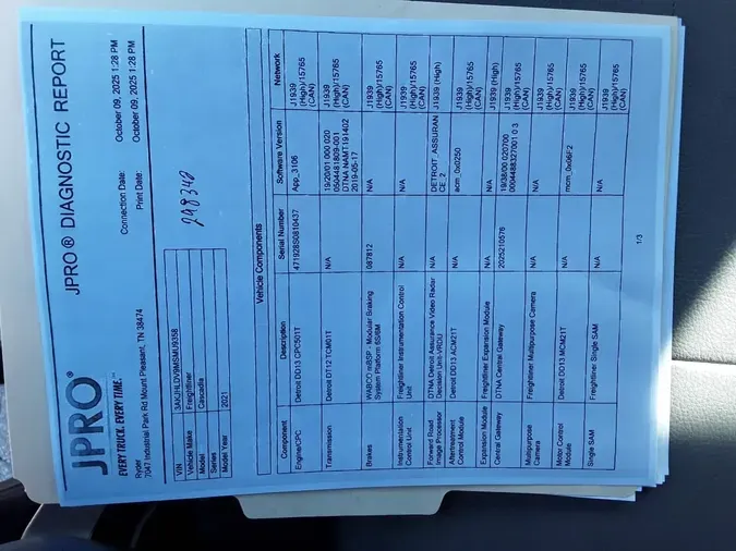 2021 FREIGHTLINER/MERCEDES NEW CASCADIA PX12664c820bb745e630632228864b7abfde7d4