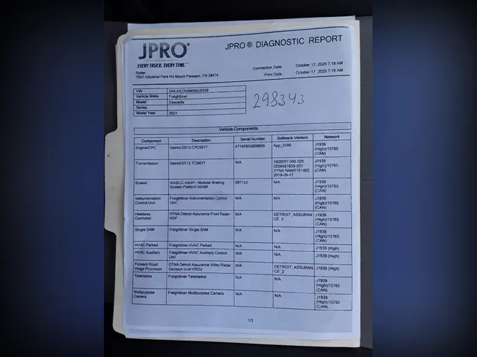 2021 FREIGHTLINER/MERCEDES NEW CASCADIA PX12664