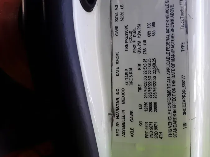 2019 NAVISTAR INTERNATIONAL LT625 DAYCAB T/Ac9321cb93e462ee4fcfd650cf4c11fe4