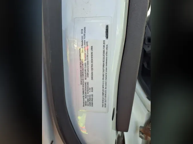 2019 FREIGHTLINER/MERCEDES M2 106