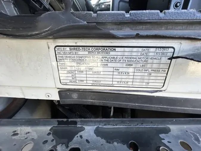 2013 HINO 338