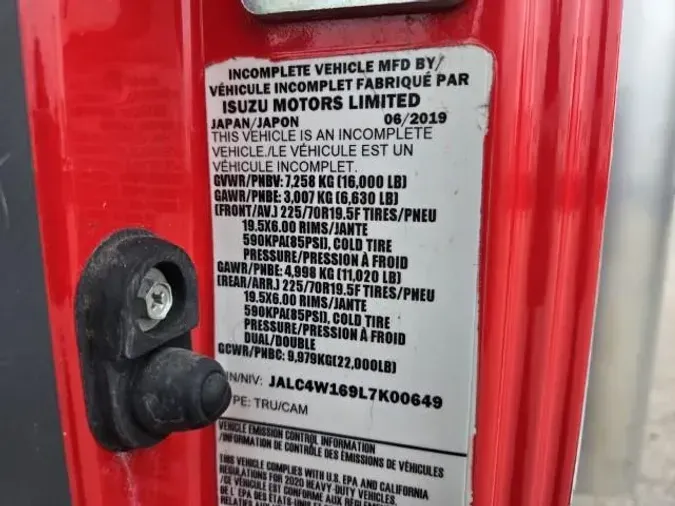 2020 Isuzu NPR-XD