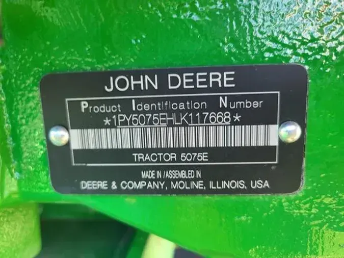 2020 John Deere 5075E