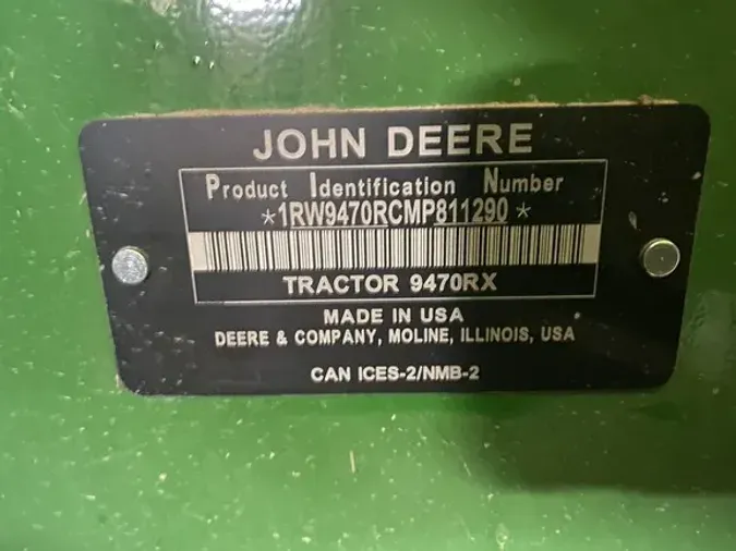 2021 John Deere 9470RX